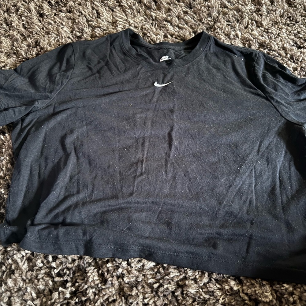 Nike Black Crop Top